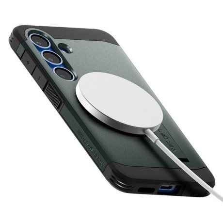 Оригінальний чохол Spigen Tough Armor Mag (Magsafe) Samsung Galaxy S25+ - Green