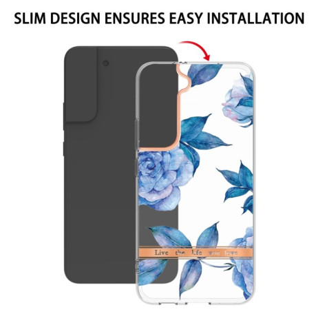 Протиударний чохол Flowers and Plants Series для Samsung Galaxy S22 Plus - Orchid Peony