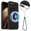 Силіконовий чохол Shockproof Silicone Magsafe для Xiaomi 15T Pro — чорний