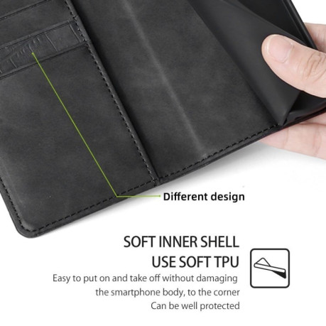 Чехол-книжка Skin Feel Crocodile Texture для OnePlus Ace 3V 5G - черный