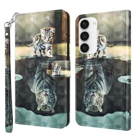 Чохол-книжка 3D Painting для Samsung Galaxy S24+ 5G - Tiger