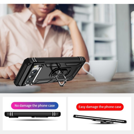 Протиударний чохол HMC 360 Degree Rotating Holder для Google Pixel 8 Pro - чорний