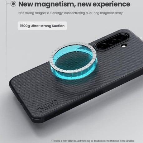 Протиударний чохол NILLKIN Frosted Shield Pro з MagSafe на Samsung Galaxy A17 5G - чорний