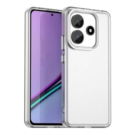 Противоударный чехол Candy Series для Xiaomi Redmi Note 14 5G/Poco M7 Pro 5G - белый