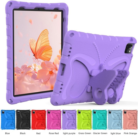 Противоударный чехол Butterfly Bracket EVA для iPad Pro 11 2024 - фиолетовый