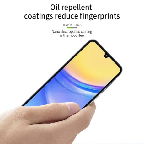 Защитное стекло MOFI 9H 3D Full Screen на Samsung Galaxy A16 5G - черное