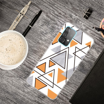 Противоударный чехол Triangular Pattern для Samsung Galaxy A32 4G- SJ-12
