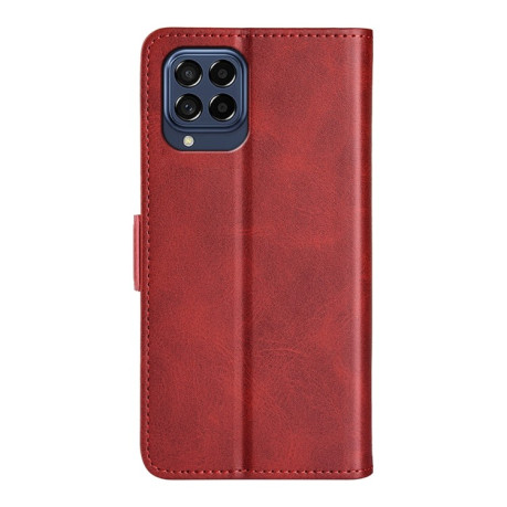 Чехол-книжка Dual-side Magnetic Buckle для Samsung Galaxy M53 - красный