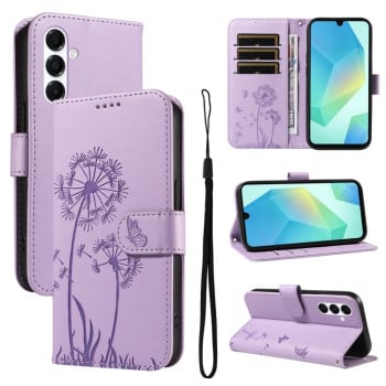 Чохол-книжка Dandelion Embossed Pattern Flip Leather  для Samsung Galaxy A26 5G - фіолетовий