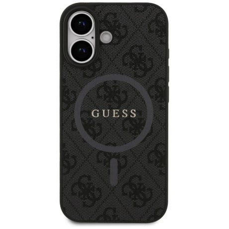 Оригінальний чохол Guess 4G Ring Classic Logo з MagSafe на iPhone 17 - black