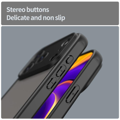 Чехол Fan Dun Series TPU Hybrid PC на iPhone 17 Pro Max - черный
