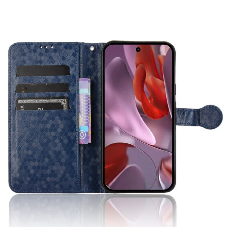 Чехол-книжка Honeycomb Dot для Google Pixel 9a - синий