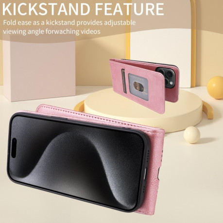 Флип-чехол Vertical Flip Leather Phone Case with Card Slot для Motorola Moto G85 5G / S50 Neo 5G - золото