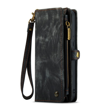 Чохол-гаманець CaseMe 008 Series Zipper Style на iPhone 15 Pro Max - чорний