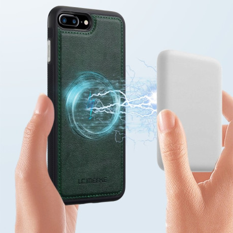 Чехол LCIMEEKE Magsafe на iPhone 16e - зеленый