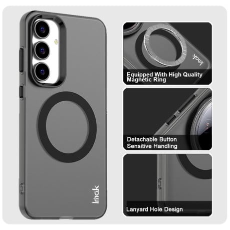 Чохол IMAK Candy Series з MagSafe на Samsung Galaxy S25 FE 5G - чорний