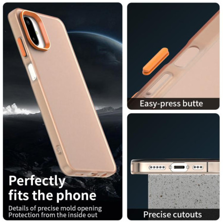 Протиударний чохол Candy Series для Samsung Galaxy F06 5G/M06 5G - помаранчевий