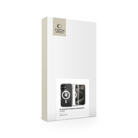 Чехол Tech-Protect FlexAir Hybrid MagSafe для iPhone 16 - Clear