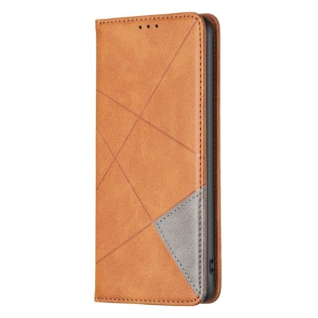 Чохол-книжка Rhombus Texture для Motorola Edge 50 Pro - жовтий