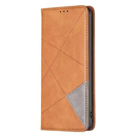Чохол-книжка Rhombus Texture для Samsung Galaxy S25 Ultra 5G - жовтий