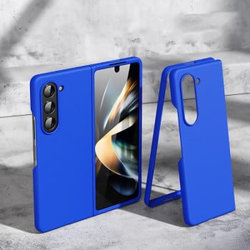 Противоударный чехол Skin feeling Folding Shockproof на Samsung Galaxy  Fold 6 5G - синий
