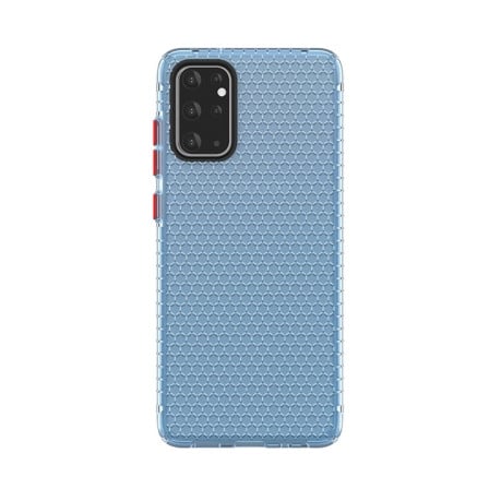 Противоударный чехол Honeycomb для Samsung Galaxy S20-синий