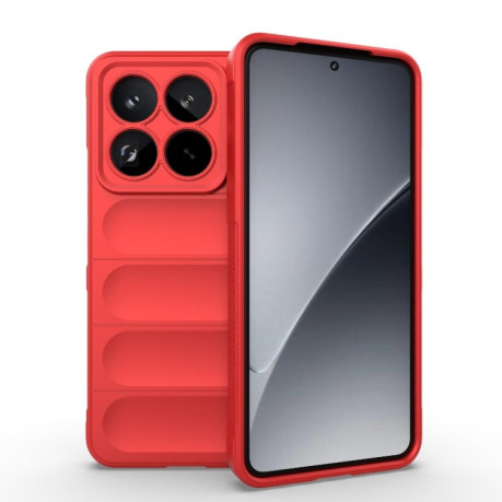Силіконовий чохол Magic Flannel для Xiaomi 15 Pro - червоний