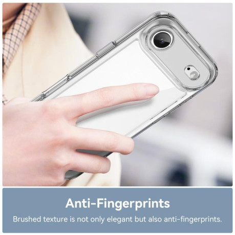 Противоударный чехол Colorful Acrylic Series для iPhone Air - прозрачный