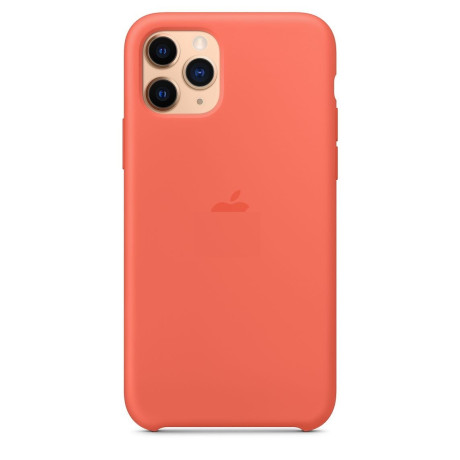 Силиконовый чехол Silicone Case Clementine (Orange) на iPhone 11 Pro-премиальное качество