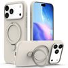 Чохол Escase з рідкого силікону з кільцем і MagSafe на iPhone 18 Pro Max / 17 Pro Max — кремовий