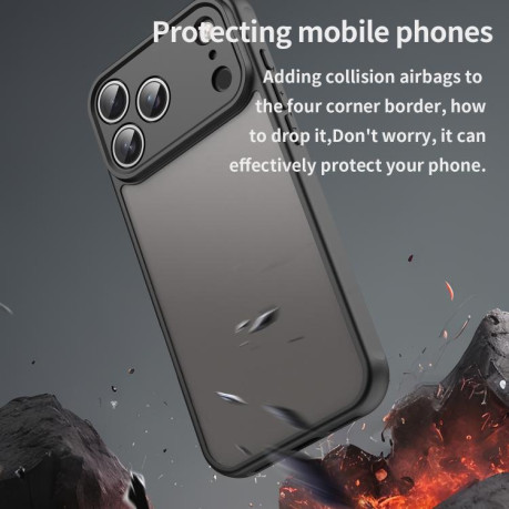 Чехол Fan Dun Series TPU Hybrid PC на iPhone 17 Pro Max - черный