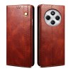 Чохол-книжка Simple Wax Crazy Horse для Xiaomi Redmi 14C 4G/Poco C75/Redmi A4 5G - коричневий