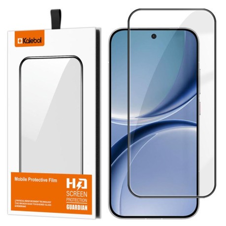 Захисне скло Kalebol з чорною рамкою на Redmi Turbo 5 5G / Poco X8 Pro 5G