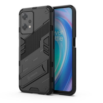 Протиударний чохол Punk Armor з підставкою на Realme 9 Pro/OnePlus Nord CE 2 Lite 5G - чорний