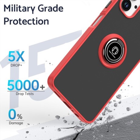 Противоударный чехол Q Shadow 1 Series для Samsung Galaxy A06 4G - красный