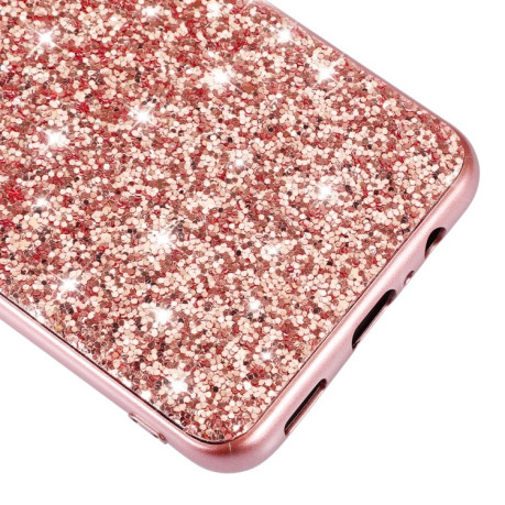 Ударозащитный чехол Glittery Powder на Samsung Galaxy A54 5G - красный