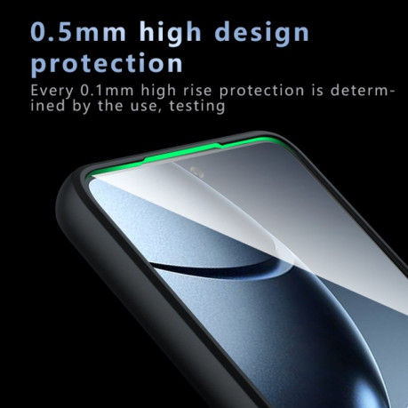 Противоударный чехол Armor Precise Hole PC Hybrid TPU для Xiaomi 14T Pro - черный