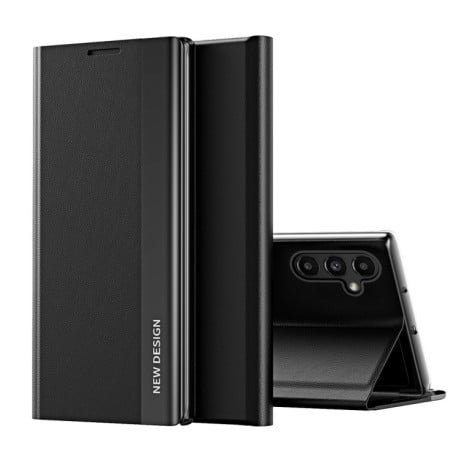 Чехол-книжка Electroplated Ultra-Thin для Samsung Galaxy A14 5G - черный