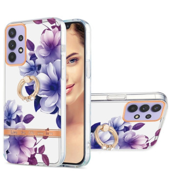 Протиударний чохол Ring IMD Flowers Samsung Galaxy A13 4G - Purple Begonia