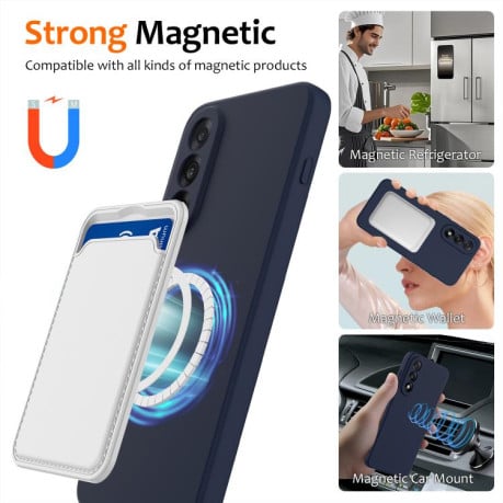 Силіконовий чохол Shockproof Silicone з Magsafe на OnePlus Nord 5 - синій