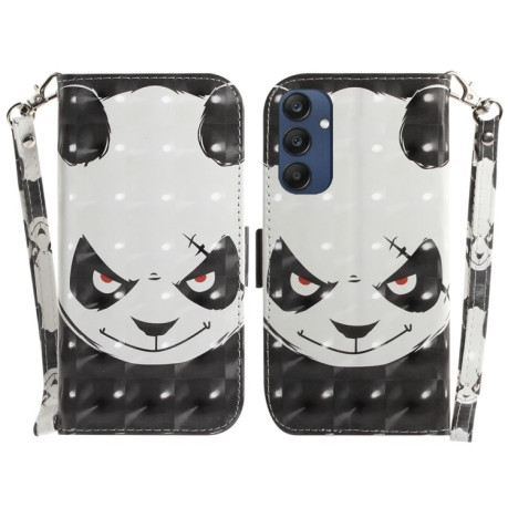 Чехол-книжка Crystal 3D Shockproof Protective Leather для Samsung Galaxy M35 - Bear