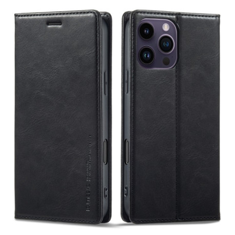 Чехол-книжка LCIMEEKE RFID для iPhone 16 Pro Max - черный
