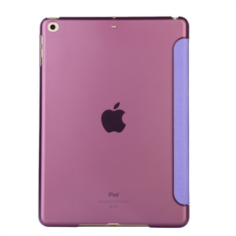 Чохол-книжка Silk Texture на iPad 9/8/7 10.2 (2019/2020/2021) -фіолетовий