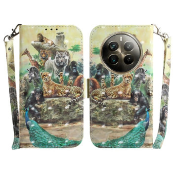 Чохол-книжка 3D Colored Horizontal для Realme 12 Pro / 12 Pro+ - Zoo