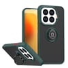 Чехол Q Shadow 1 Series с подставкой для Xiaomi 15T Pro 5G — тёмно-зелёный/красный