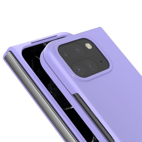 Протиударний чохол Skin Feel PC для Google Pixel 9 Pro Fold - фіолетовий