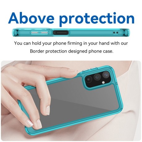 Протиударний чохол Colorful Acrylic Series для Samsung Galaxy A25 5G - синій