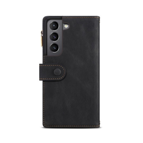 Чехол-кошелек Retro Frosted для Samsung Galaxy S21 FE 5G - черный