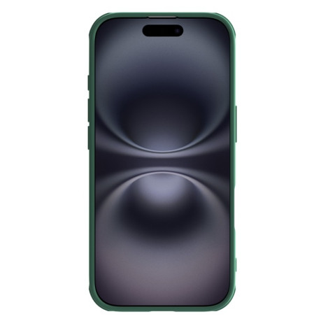 Ударозащитный чехол NILLKIN CamShield Pro на iPhone 16 Plus - зеленый