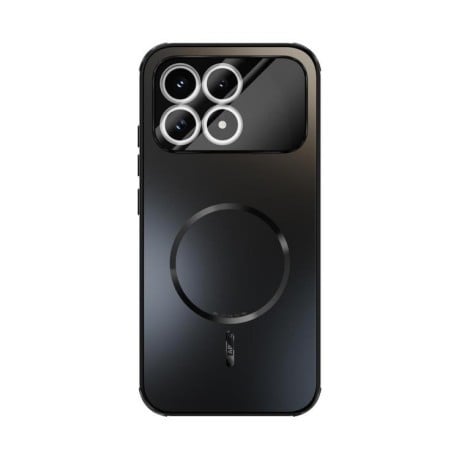Ударостійкий чохол ABEEL Heat Dissipation Frosted MagSafe для Xiaomi Redmi K90/Poco F8 Pro — чорний